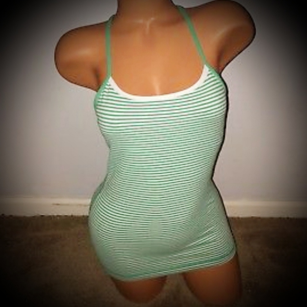 Lululemon Striped Power Y Tank Top
